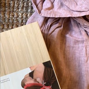 Sakura Bloom Linen Ring Sling